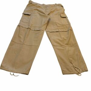 Bushline NWT Tan Cargo Pants-2Front Pockets-2Back Pockets-44x32-100% Cotton